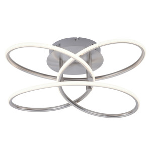 LED Deckenleuchte, ALU, dimmbar, 60 cm
