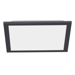 LED Aufbau Panel, 1400 Lumen, CCT, Fernbedienung, schwarz, L 29,5 cm