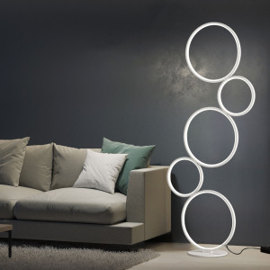 LED Standleuchte, weiß, Switch Dimmer, H 115 cm