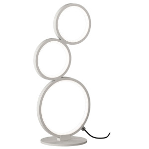 LED Tischleuchte, weiß-matt, dimmbar, Höhe 45 cm