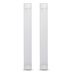 2er Set LED Deckenlampe, weiß, 6400 Kelvin, Länge 120 cm