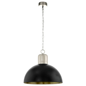 Hängeleuchte, ALU, Stahl, umbragrau, H 149 cm, COLDRIDGE