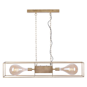 Hängeleuchte, Messing, Gestell, L 110 cm