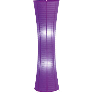 Stehlampe, Papier, Purple, H 110cm, Nino LIDDA