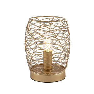 Tischlampe, Champagner-Farbe, Nino PAU