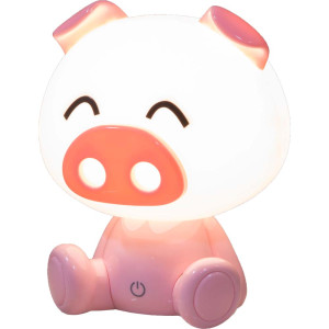 LED Tischleuchte, Kinderleuchte, Schwein, Nino PIG