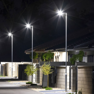 3x 100 Watt LED Straßenlampe, 10.000 Lumen, neutralweiß