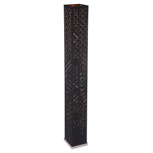 LED Stehleuchte, Lautsprecher, Bluetooth, Gold, H 118 cm