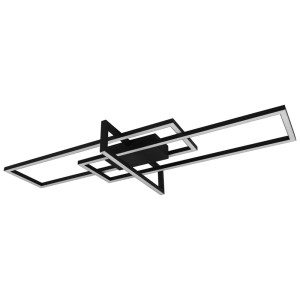 LED Deckenleuchte, schwarz matt, Switch Dimmer, 100 cm