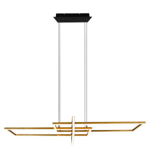 LED Hängeleuchte, messing, Switch Dimmer, 110 cm