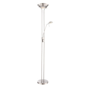 LED Stehleuchte, Lesespot, beweglich, dimmbar, H 180 cm