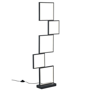 LED Stehleuchte, schwarz-matt, Switch Dimmer, 125 cm
