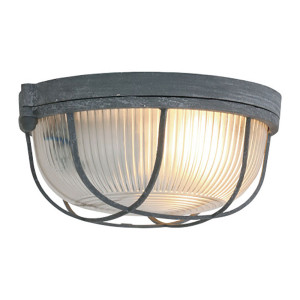 Deckenleuchte, Glas, beton-grau, 17 cm, MEXLITE LISANNE