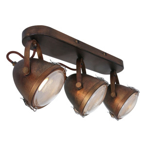 LED Deckenleuchte, Spots verstellbar, L 45 cm