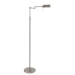 LED Stehleuchte, Stahl, dimmbar, verstellbar, H 146 cm