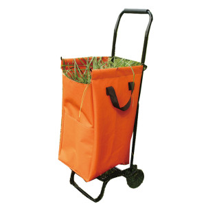 Gartentrolley, Griff, orange, 38 l, H 100 cm