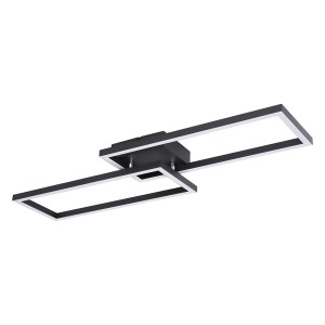 LED Deckenleuchte, schwarz, rechteckiges Design, L 71 cm