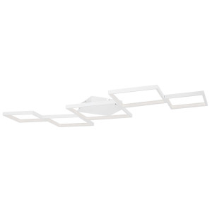 LED Deckenleuchte, weiß, Dimmbar, Fernbedienung, L 120 cm