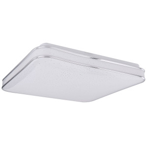 LED Deckenleuchte, Sternen-Effekt, dimmbar, weiß, L 33,5 cm