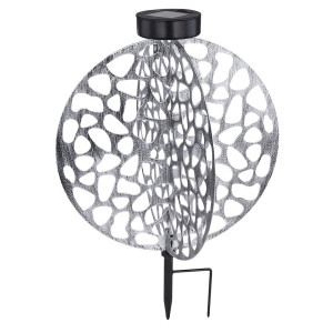 LED Solarleuchte, rost, Erdspieß, H 30 cm