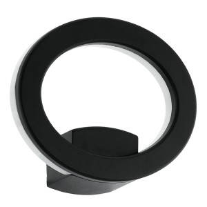 LED Wandleuchte, Aluminium schwarz, L 20 cm, CELLINI