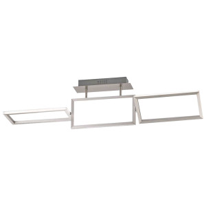 LED Deckenleuchte, Alu gebürstet, verstellbar, L 109 cm