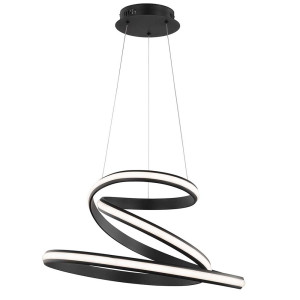 LED Hängeleuchte, SWITCH-DIMMER, schwarz, H 150 cm