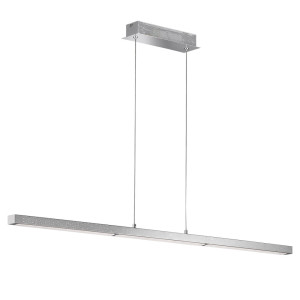 LED Hängeleuchte, chrom, 3-Stufen Touchdimmer, L 102 cm
