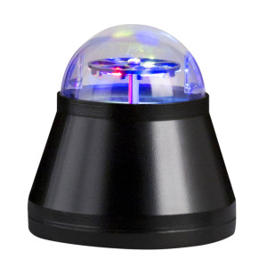 RGB LED Tischleuchte, rotierend, bunt, Winter, 10 cm