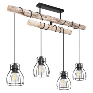 RGB LED Hängeleuchte, Balken beweglich, App-/Sprachsteuerung