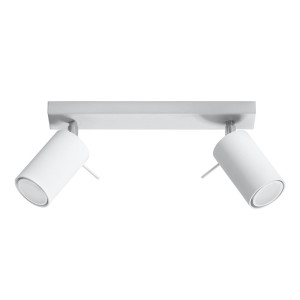 Deckenstrahler, weiß, Spots verstellbar L 30 cm