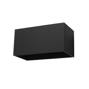 Wandleuchte, Schwarz, ALU, UP DOWN, L 20 cm