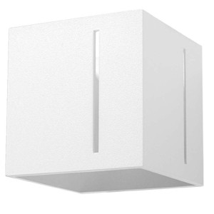 Wandleuchte, Weiß, ALU, UP DOWN, H 12 cm