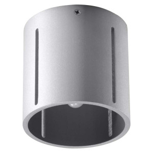 Deckenleuchte, Grau, ALU, UP DOWN, H 10 cm