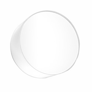 Wandleuchte, Weiß, Stahl, PVC, Rund, Modern, 25 cm