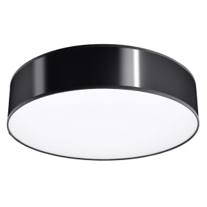 Deckenleuchte, PVC, Stahl, Schwarz