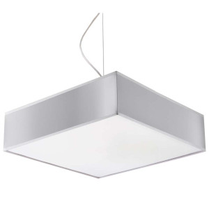 Pendelleuchte, Grau, PVC, H 80 cm