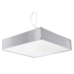 Pendelleuchte, grau, pvc, H 80 cm