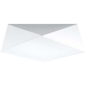 Deckenleuchte, Weiß, PVC, Stahl