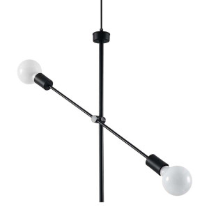 Pendelleuchte Stahl Schwarz 50 cm