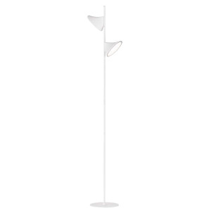 LED Stehleuchte, Touch-Dimmer, weiß, H 138,5 cm