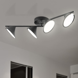 LED Deckenleuchte, schwenkbar, 3-Stufendimmer, L 83 cm