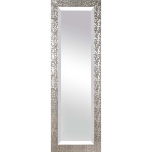 Rahmenspiegel, Silber, Facette, inkl. Aufhänger, 50x150x2 cm