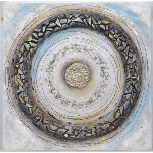 Wandbild, Motiv Swirl, 100 x 100 cm
