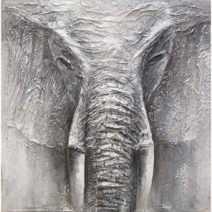 Wandbild, Motiv Elephant, 100x100 cm
