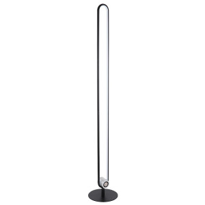 LED Stehleuchte, Alu, Lautsprecher, Bluetooth, H 125 cm