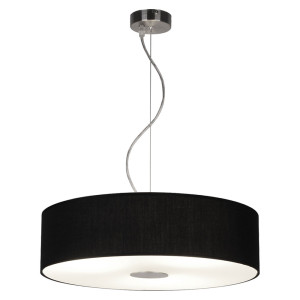 RGB LED Hängeleuchte, Textil, Glas, App-/Sprachsteuerung