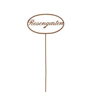 Gartenstecker, Eisen, Shabby-Look, Edelrost, H 120 cm