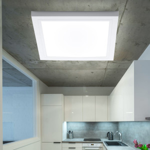LED Aufbaupanel, 12 Watt, 800 Lumen, warmweiß, weiß, L 30,4 cm