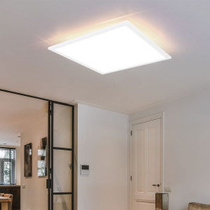LED Deckenleuchte, 3 Stufen über Wandschalter, ALU, weiß